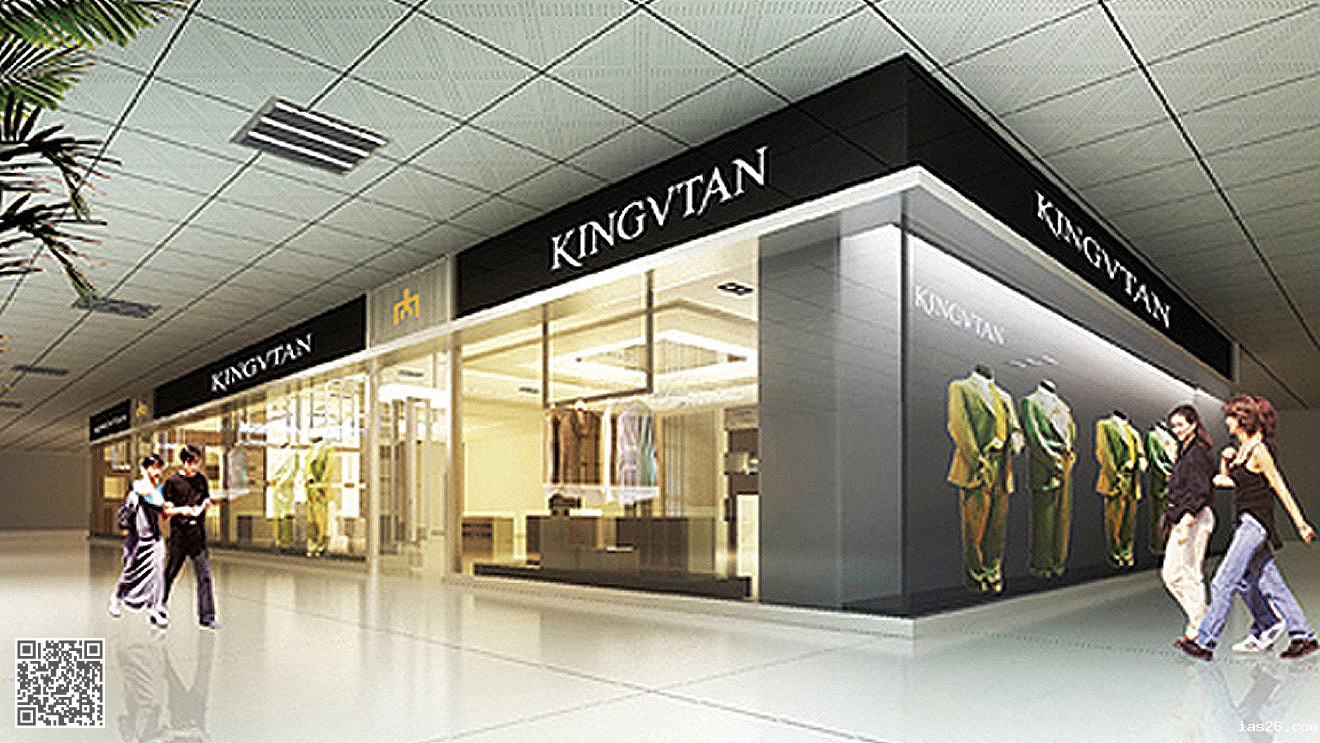 金田男装店面形象设计